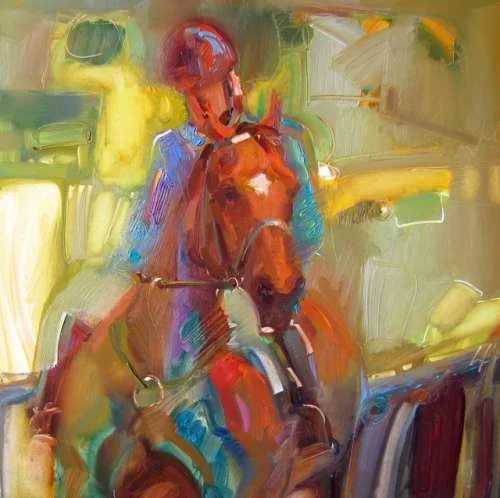 This Judy's horse, Timeless Fashion, from the same day.