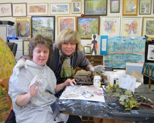 Annick & Lesley at Karen's