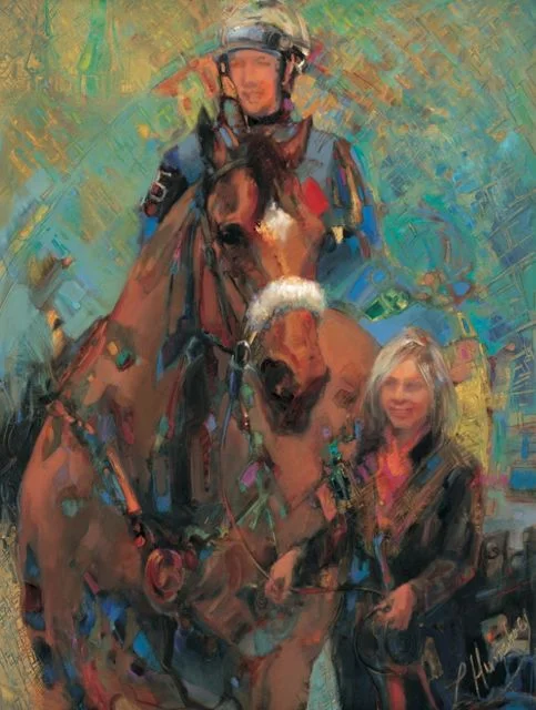 Timeless Tapestry: 30 x 24″ oil on panel by Lesley Humphrey. Copyright 2013