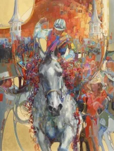 ‘Victory’ : The official art of the 2011 Kentucky Derby by Lesley Humphrey