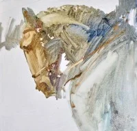6.  Painting a Horse Head Step-By-Step : Lusitano Demo : Part 1