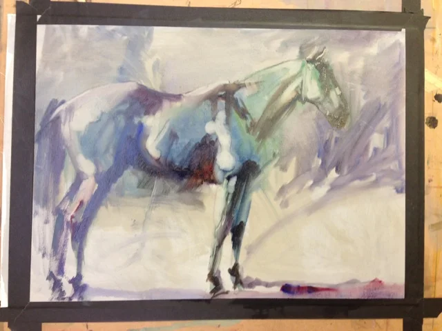 9. How To Paint Horses Part 2 : Basic Horse Painting Step-By-Step ...