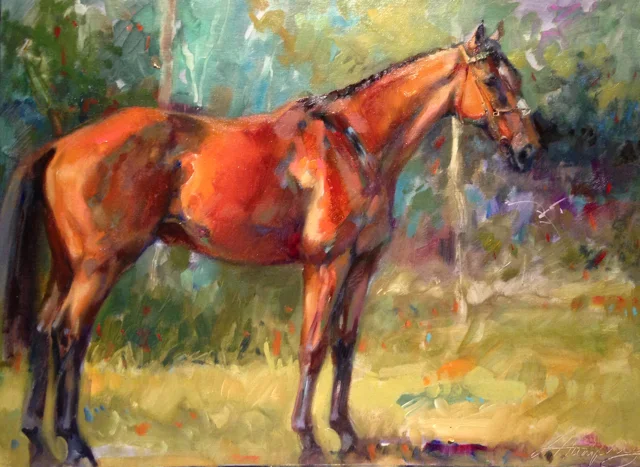 9.  How To Paint Horses Part 2 : Basic Horse Painting Step-By-Step