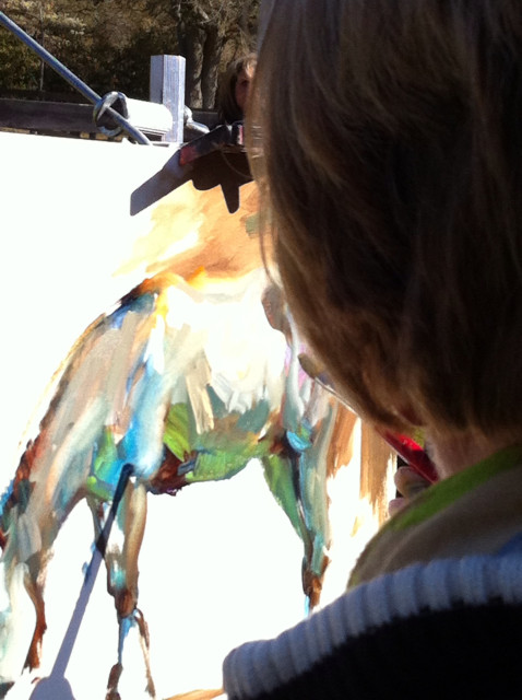Closer view of light and shadow plane