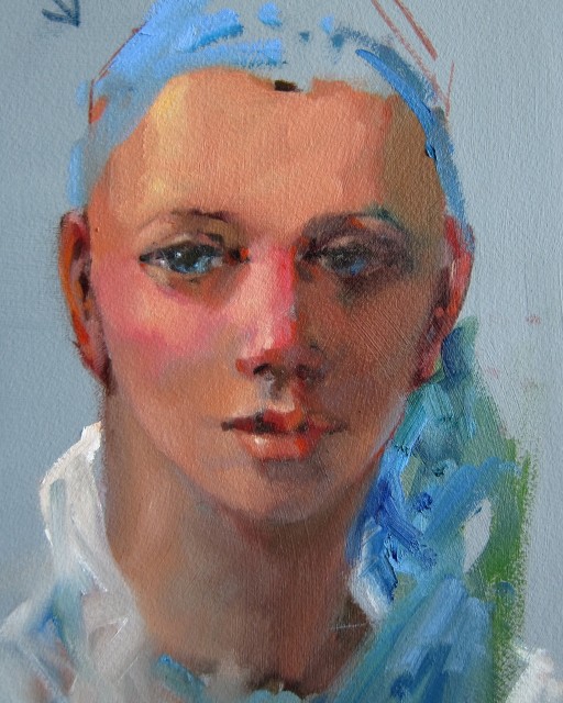 Just for fun, instead of background color, I have added a headscarf on my imaginary girl to demonstrate the next light….