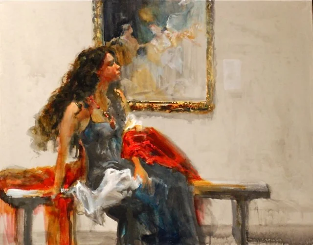 14.  Painting A Person, From Life : Acrylic Demo : Part 2