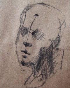 Insert shadow shapes at appropriate landmark: Eye socket shape, nose bottom shape, lip shadow shape, dental arch shape and chin shadow