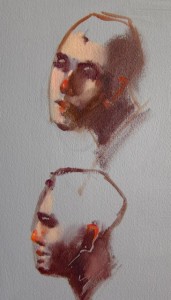 Adding light planes, and adding intense heat for “blood blush band” (nose, eye and ear area)