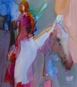Don’t be afraid to try a different approach…’Out Of The Shadows’, 10 cm. X 13 cm. Watercolor