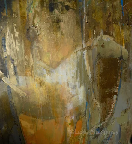 SILENT PRAYER 30" x 15" - acrylic on hot-pressed watercolour board
