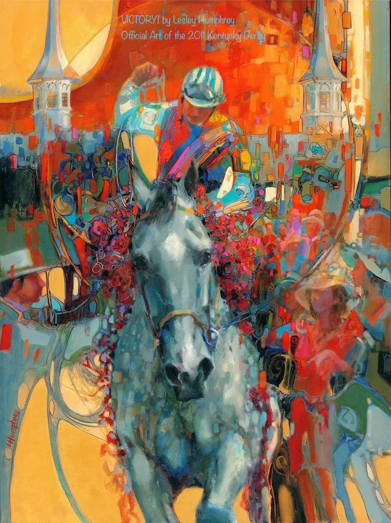 VICTORY!  24" x 18" Oil by Lesley Humphrey