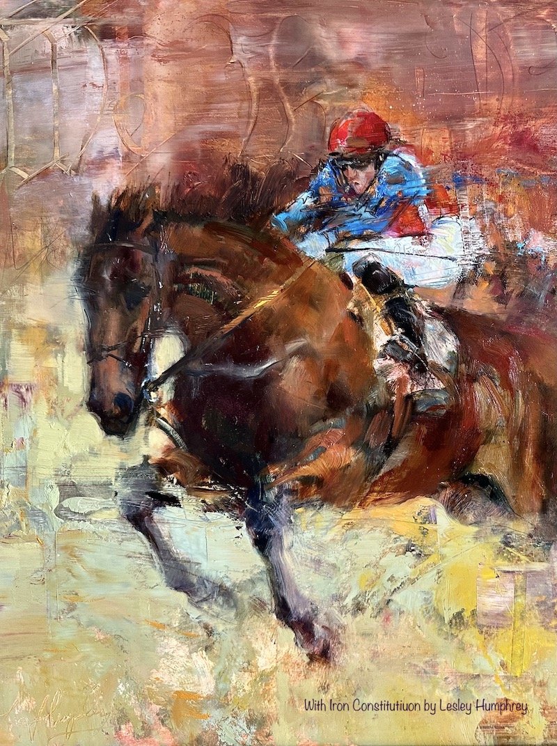 WITH IRON CONSTITUTION (Detail) by Lesley Humphrey