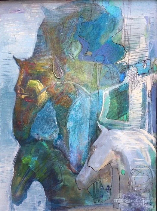 CINCO:  12" x 9" oil on panel