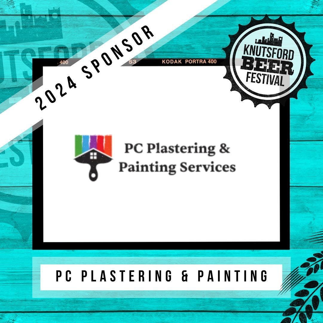 A big thanks to PC Plastering &amp; Painting Services for their sponsorship.

One more sleep until #kbf24. Can&rsquo;t wait! 

#knutsfordbeerfestival #craftbeer #beer #whatsoninknutsford #knutsfordevents #charity #community