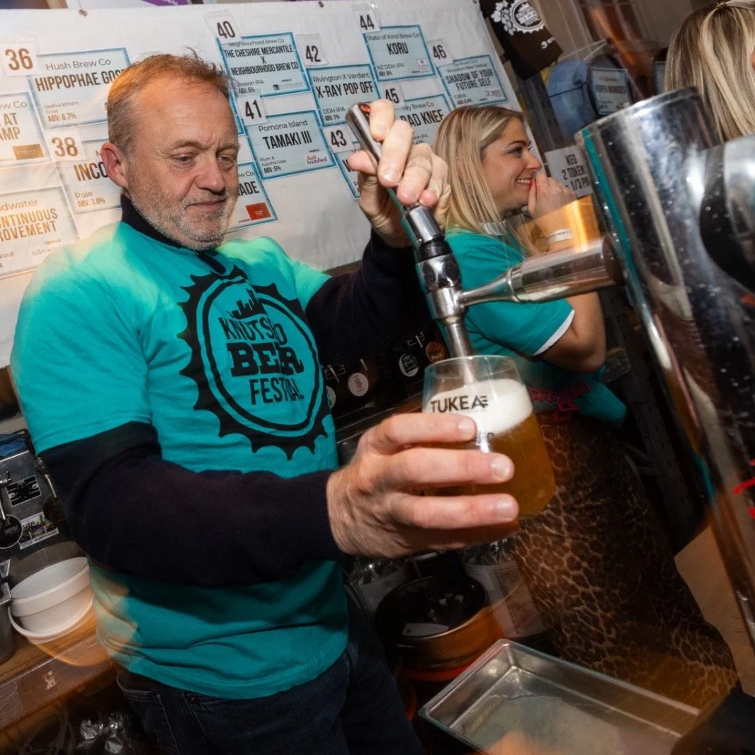 Volunteer for our Bar team!
Fancy pouring pints? 🍺
Join the cask and keg bar team at Knutsford Beer Festival 2026. Training provided and no cask changing.
Sign up: https://rotarota.net/KBF2026-Rota