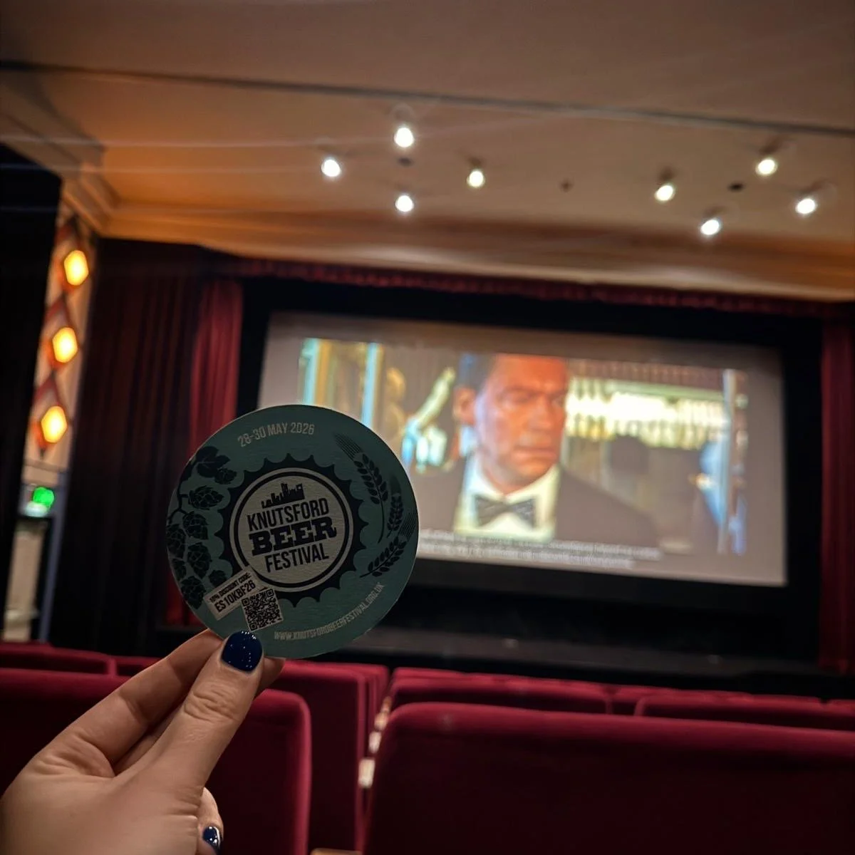 🍺Our Festival Beer Mats are out and about in the town. They've got a discount code on them for a 10% off your tickets! If you're visiting @curzonknutsford keep an eye out for them. Big thanks to @evolvingsoundofficial for sponsoring.