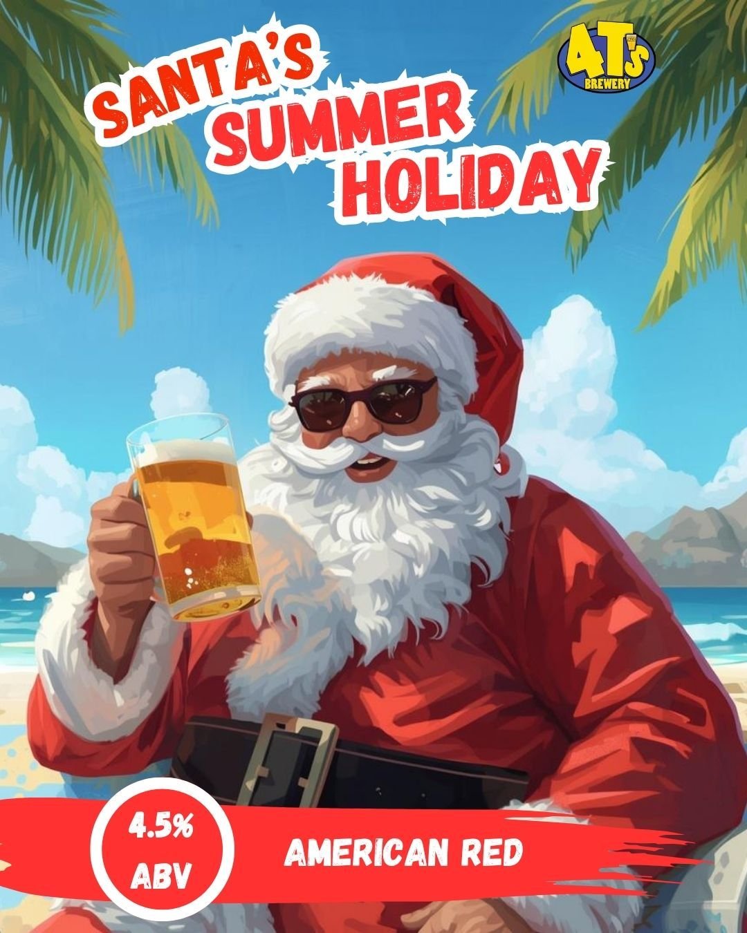 Santa's got his own beer at the festival!
Big thanks to @knutsfordsanta for sponsoring a cask - and for all the elves that are helping us (while they are also on their summer holidays!)
The Big Man will be getting ready for his winter job soon - http