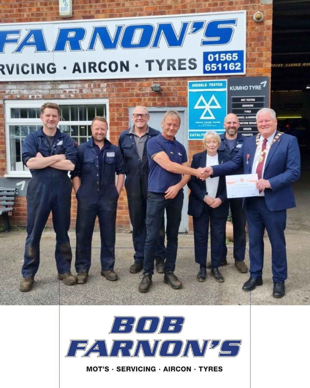 @bobfarnons will be sponsoring the Beer Boards at the festival again this year. Thanks to John and the team for their support! 
Check them out here www.knutsfordtyrescentre.co.uk/
#KBF2026 #knutsford #beerfestival