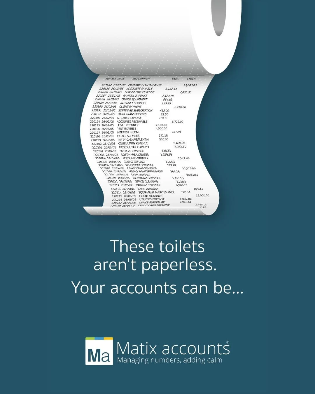 Matix Accounts are long-time festival supporters and they're back on board this year sponsoring the 'guest facilities'
They are your office heroes. SAGE, Xero, Quickbooks, Microsoft, auto entry, hubdoc experts, with an in-depth knowledge of bookkeepi