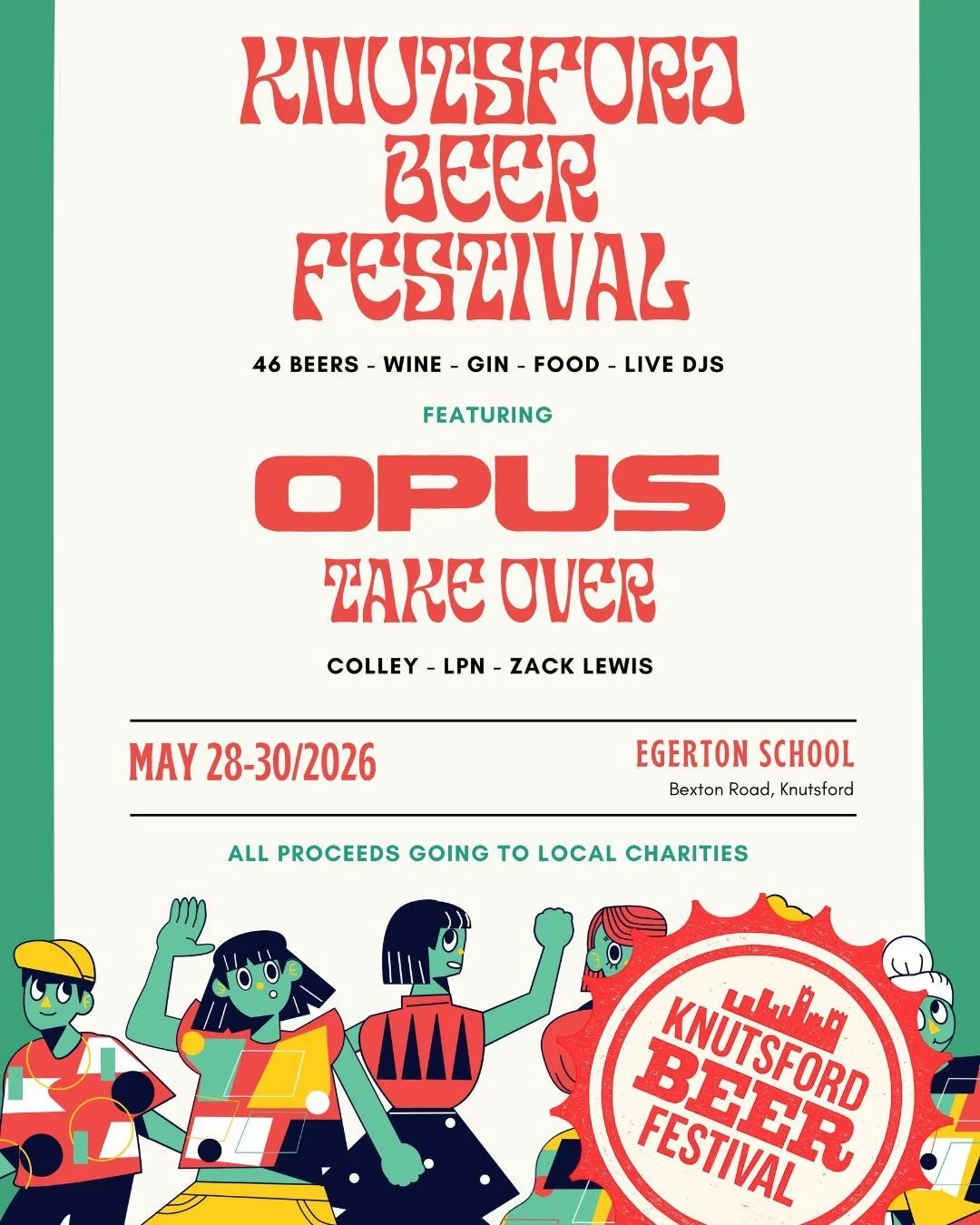 With us again today for both afternoon and evening sessions are OPUS
OPUS is a Manchester based DJ collective and party which delivers a journey through disco, funk, house and everything in between - fusing older rarities with newer grooves and diggi