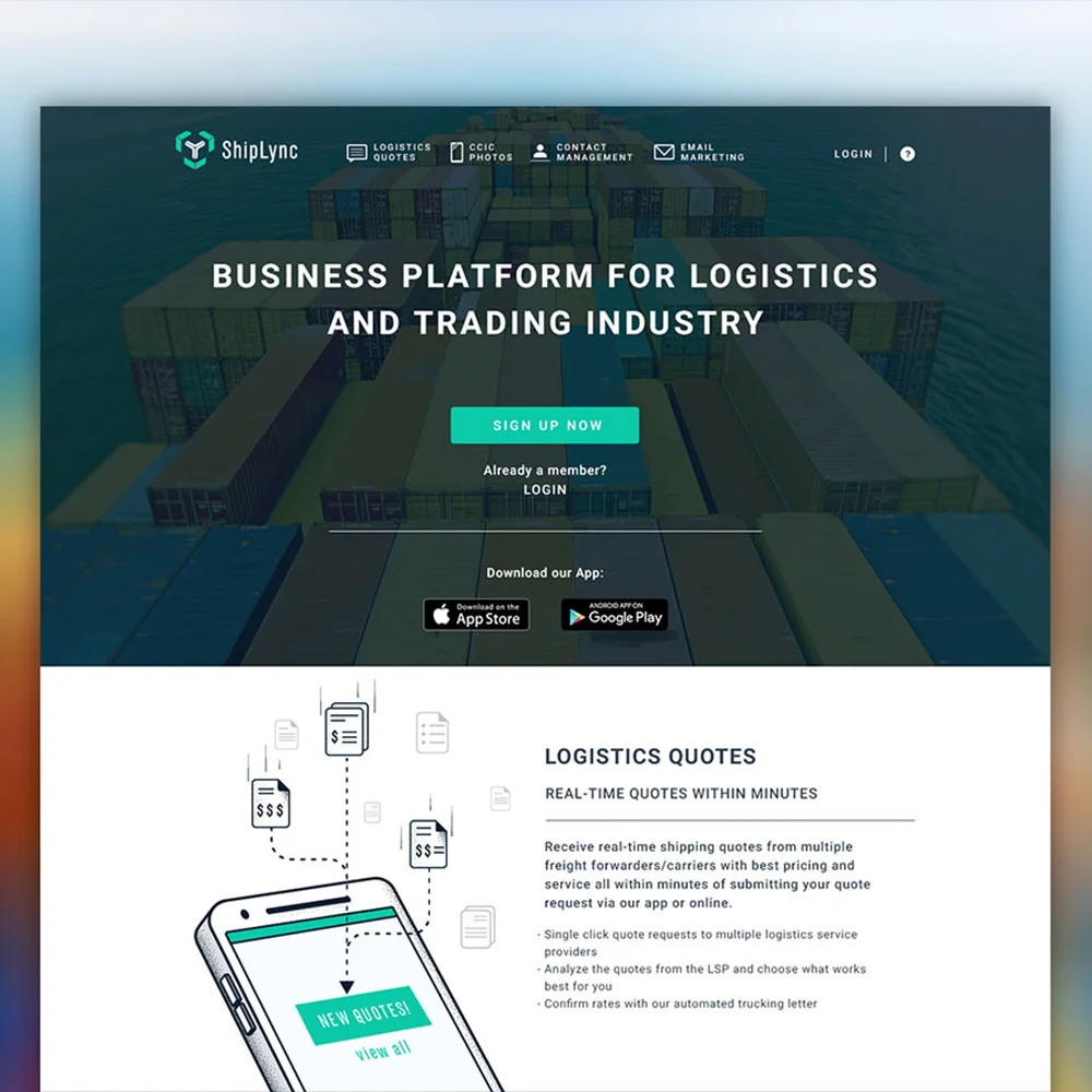 Logistics Platform Dashboard