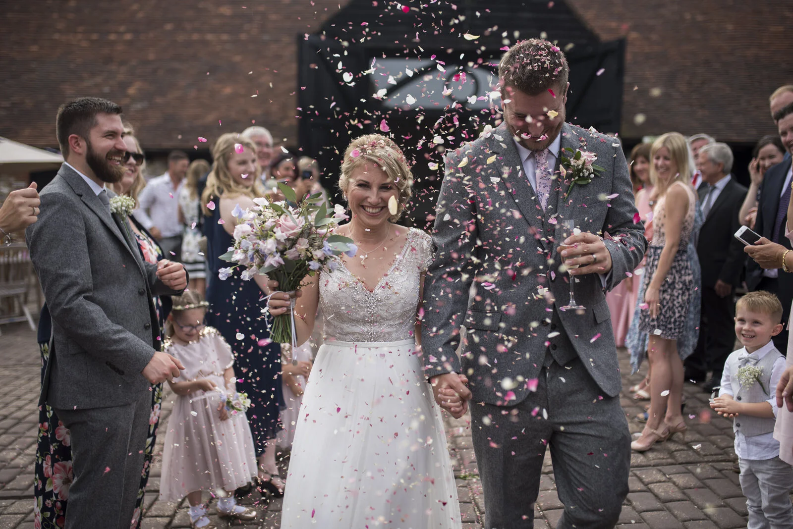 Holly and Ed's Old Luxters Barn Wedding