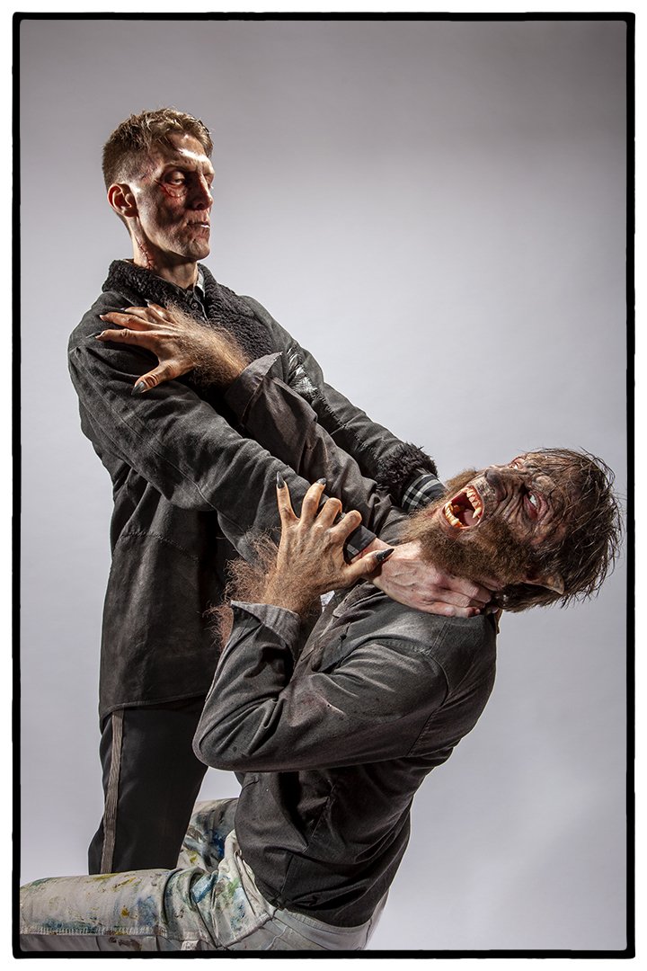 Alex Breaux, FRANKENSTEIN  & Alex Hurt, WOLFMAN