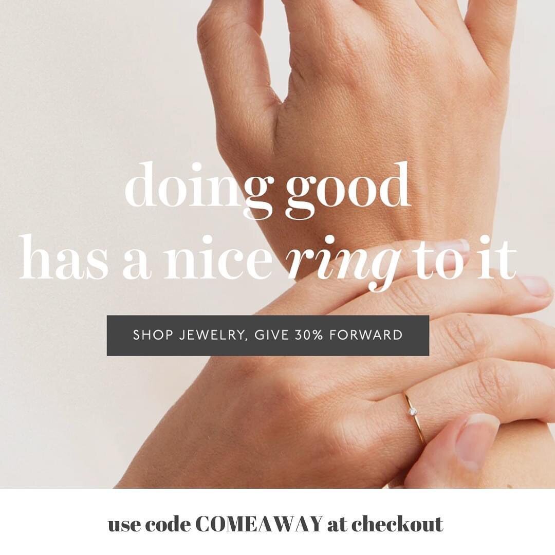 GO RINGS PARTNERSHIP 💛

During the month of May, @go_rings is donating 30% of all proceeds from shoppers who use the code COMEAWAY at checkout to the medical clinic! 

We are beyond grateful (plus, this is a great place to get some one-of-a-kind, be