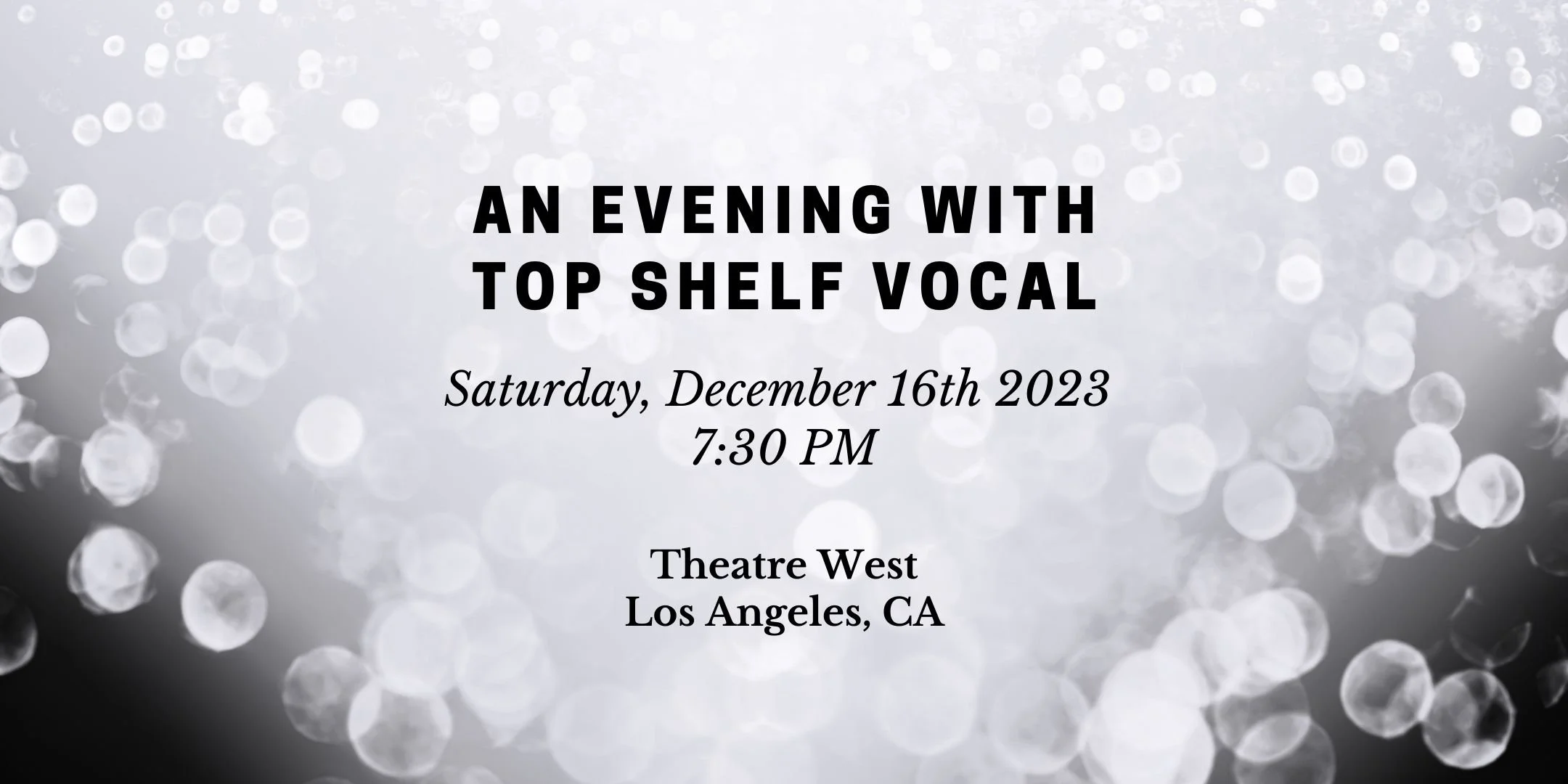 Top Shelf Vocal @ Theatre West