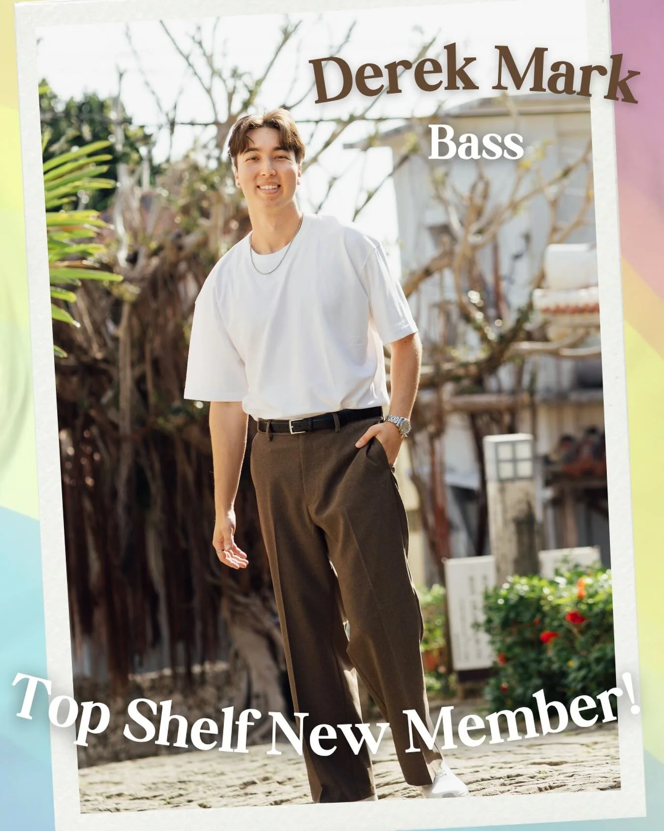NEW MEMBER ALERT! We&rsquo;re so happy to share the newest member of Top Shelf, Derek! He joined our bass section this past February and also is also one of our VPs. You won&rsquo;t want to miss him mogging while he solos at this upcoming concert! Ev