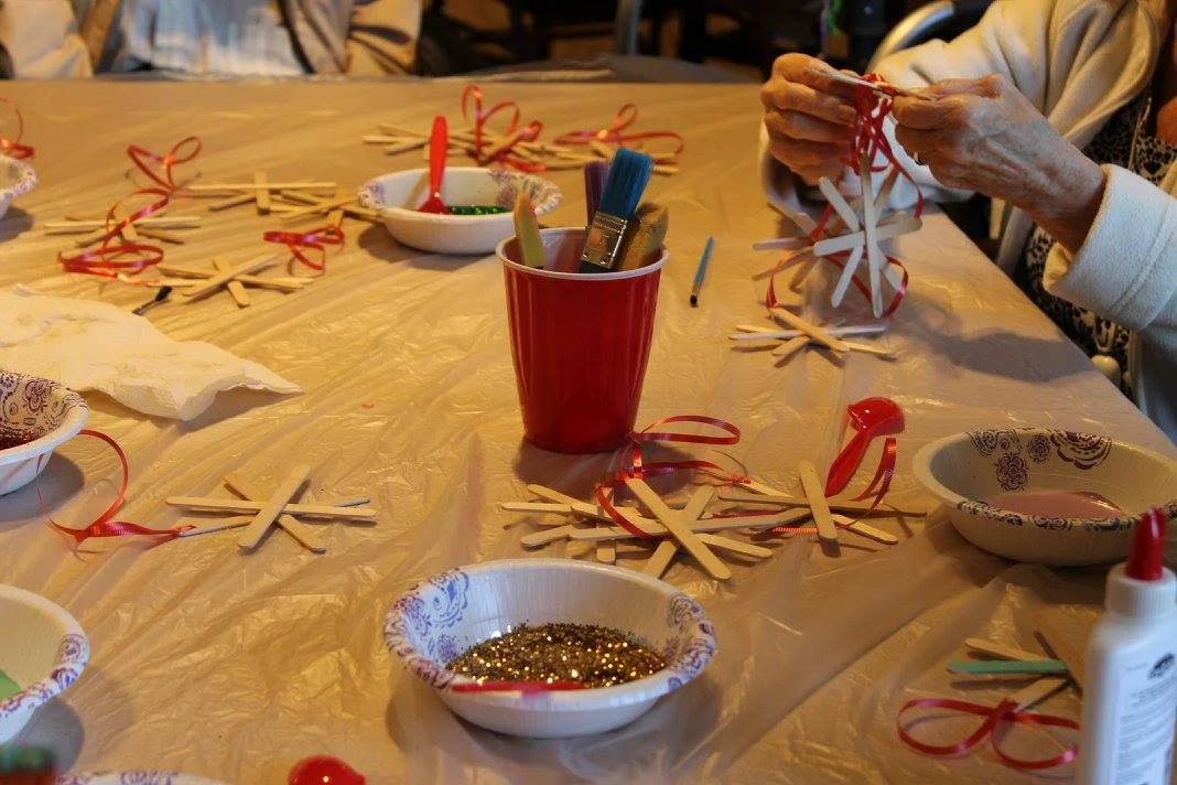 Snowflakes with Sunrise