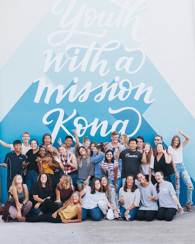 One big crazy, Jesus-loving family. 4 days until Graduation when our students go off home to the Nations. We love this group 💙