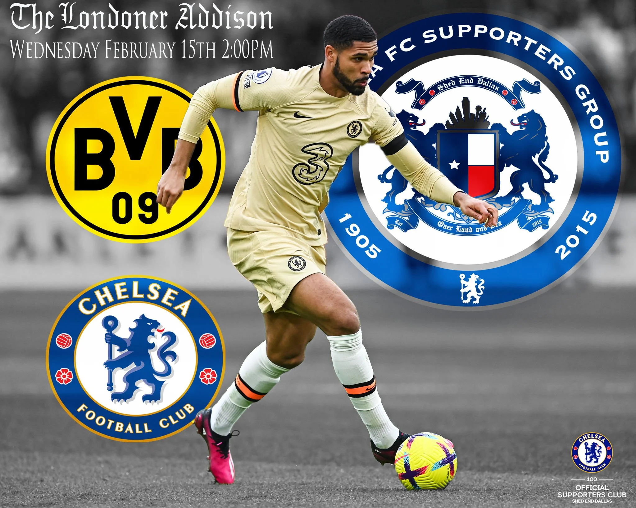 Borussia Dortmund vs Chelsea FC - UCL Knockout Round of 16 1st Leg