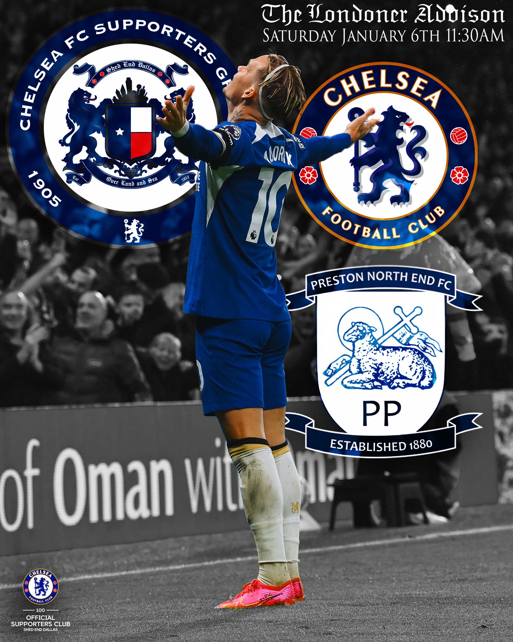 Chelsea FC vs Preston North End FC - FA Cup Round 3