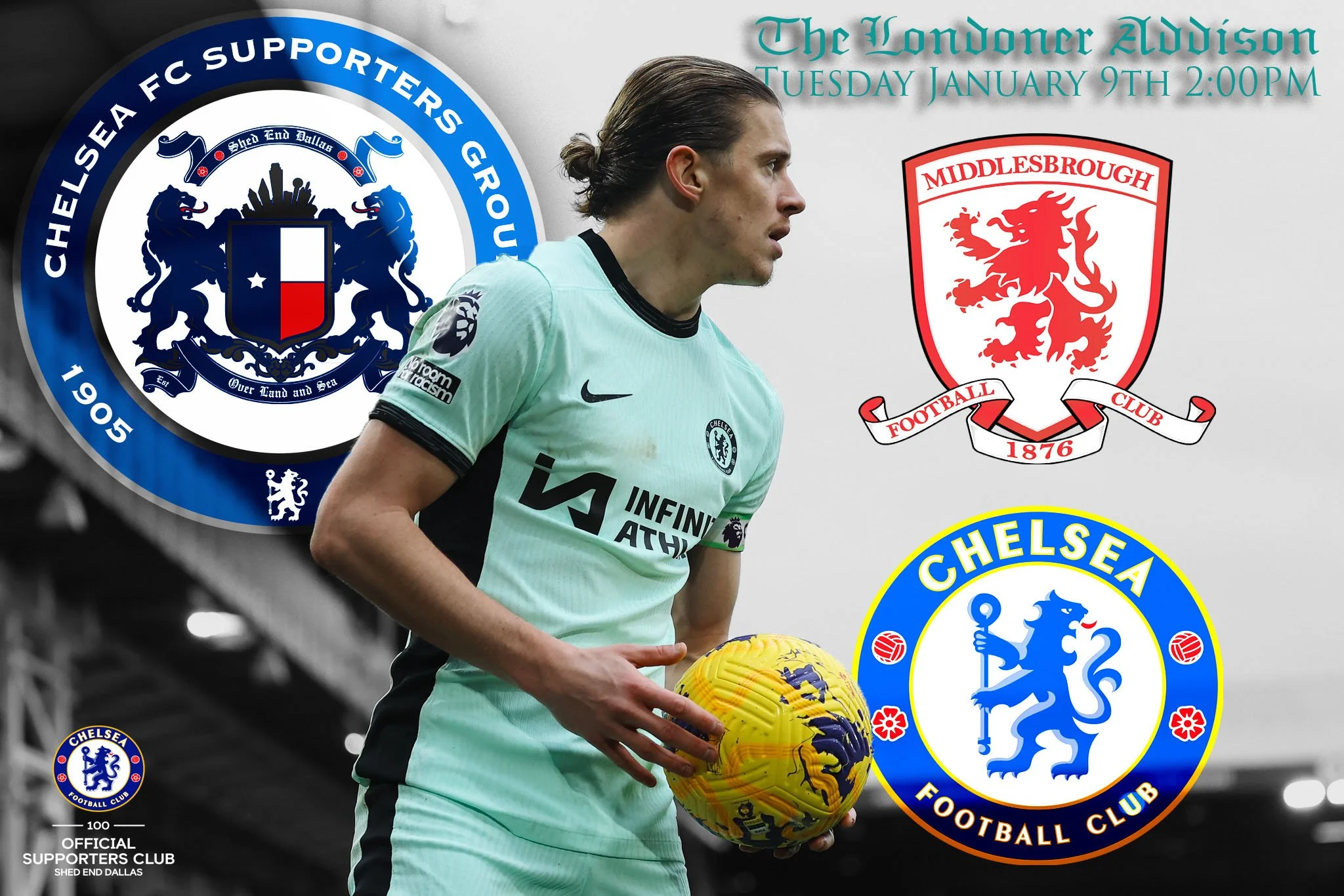 Middlesbrough FC vs Chelsea FC - Carabao Cup Semifinal 1st Leg