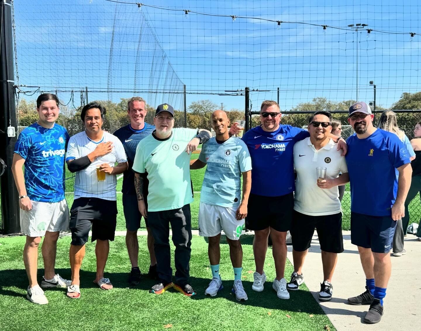 Another good scrimmage for the Shed End Dallas boys!  6-5 to us versus Liverpool Dallas. Fun times lads. 
&bull;
&bull;
&bull;
&bull;
&bull;
#chelsea #chelseafc #westlondon #londonisblue #sw6 #utc #pregame #pints #shedenddallas #americanswblues #cfc 