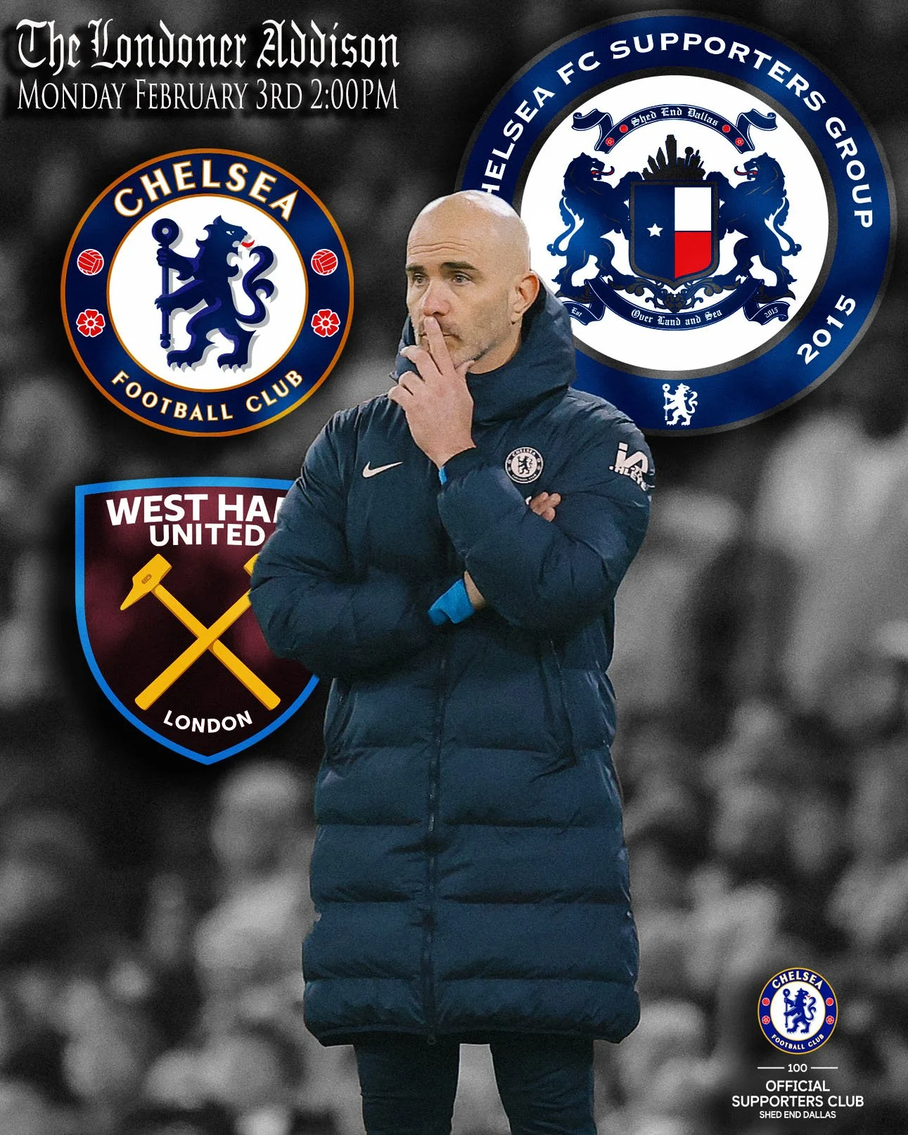 Chelsea FC vs West Ham United FC - Match Day #24