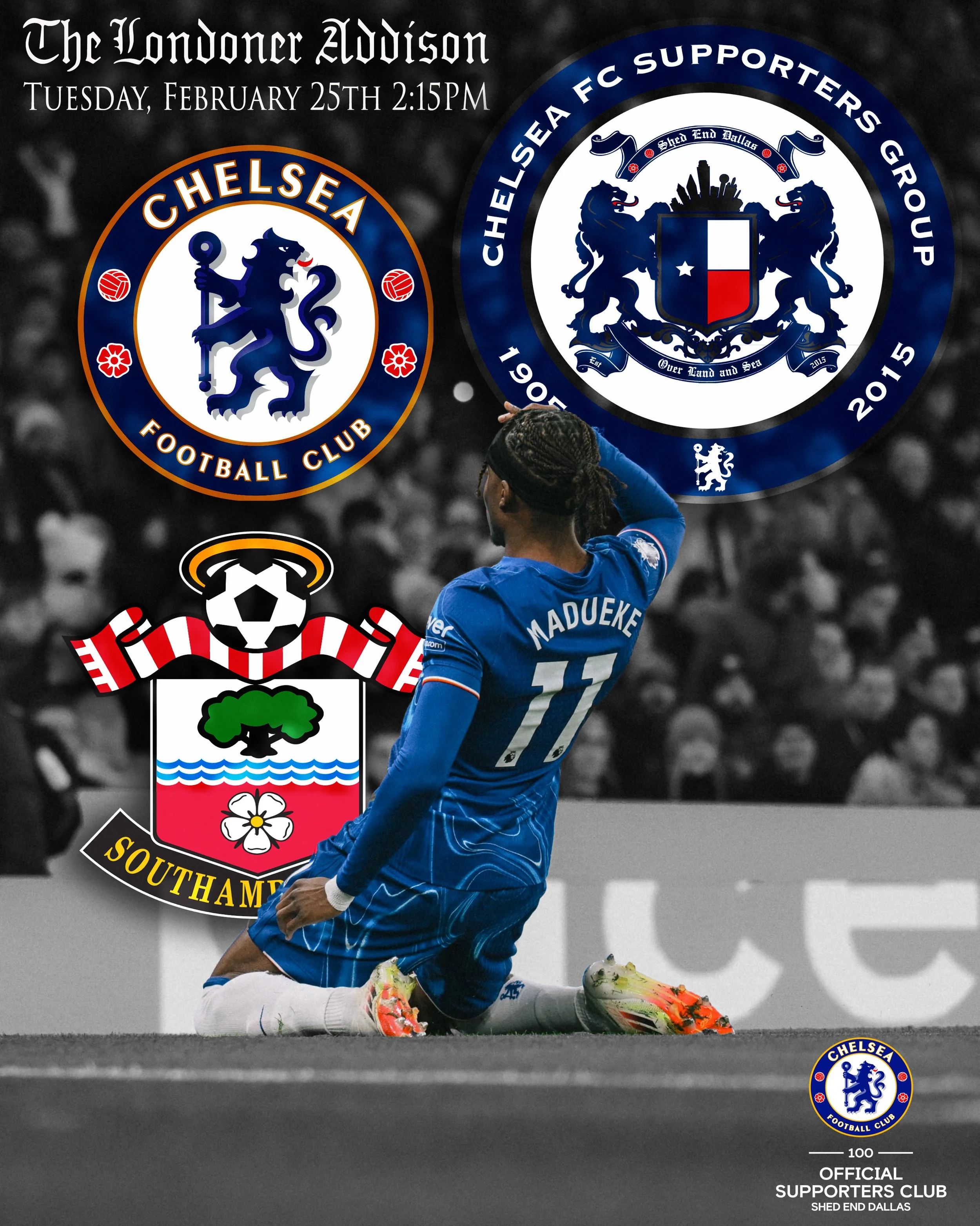 Chelsea FC vs Southampton FC - Match Day #27