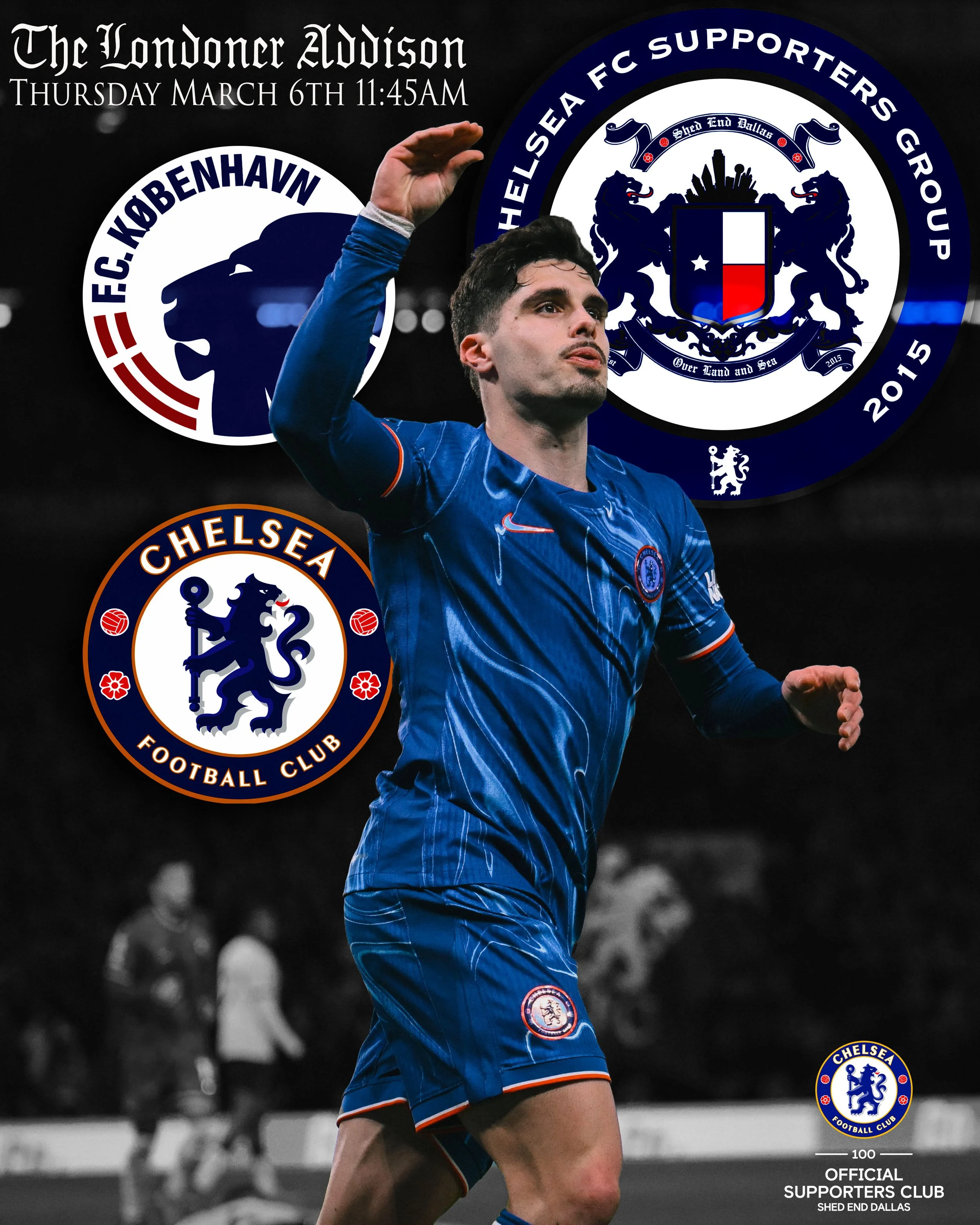 FC Copenhagen vs Chelsea FC - UEFA Conference League Rd of 16 1st Leg