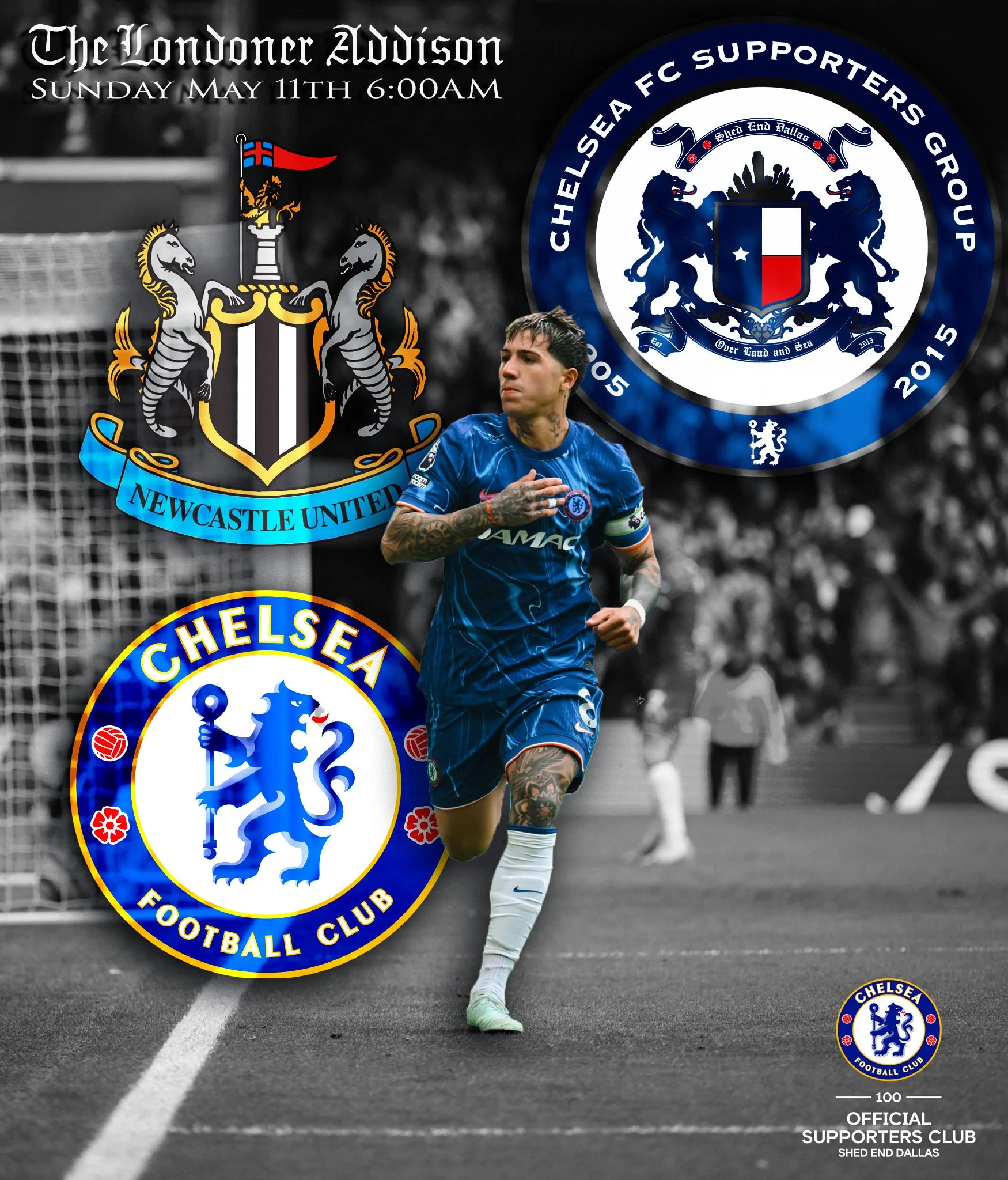 Newcastle United FC vs Chelsea FC - Match Day #36