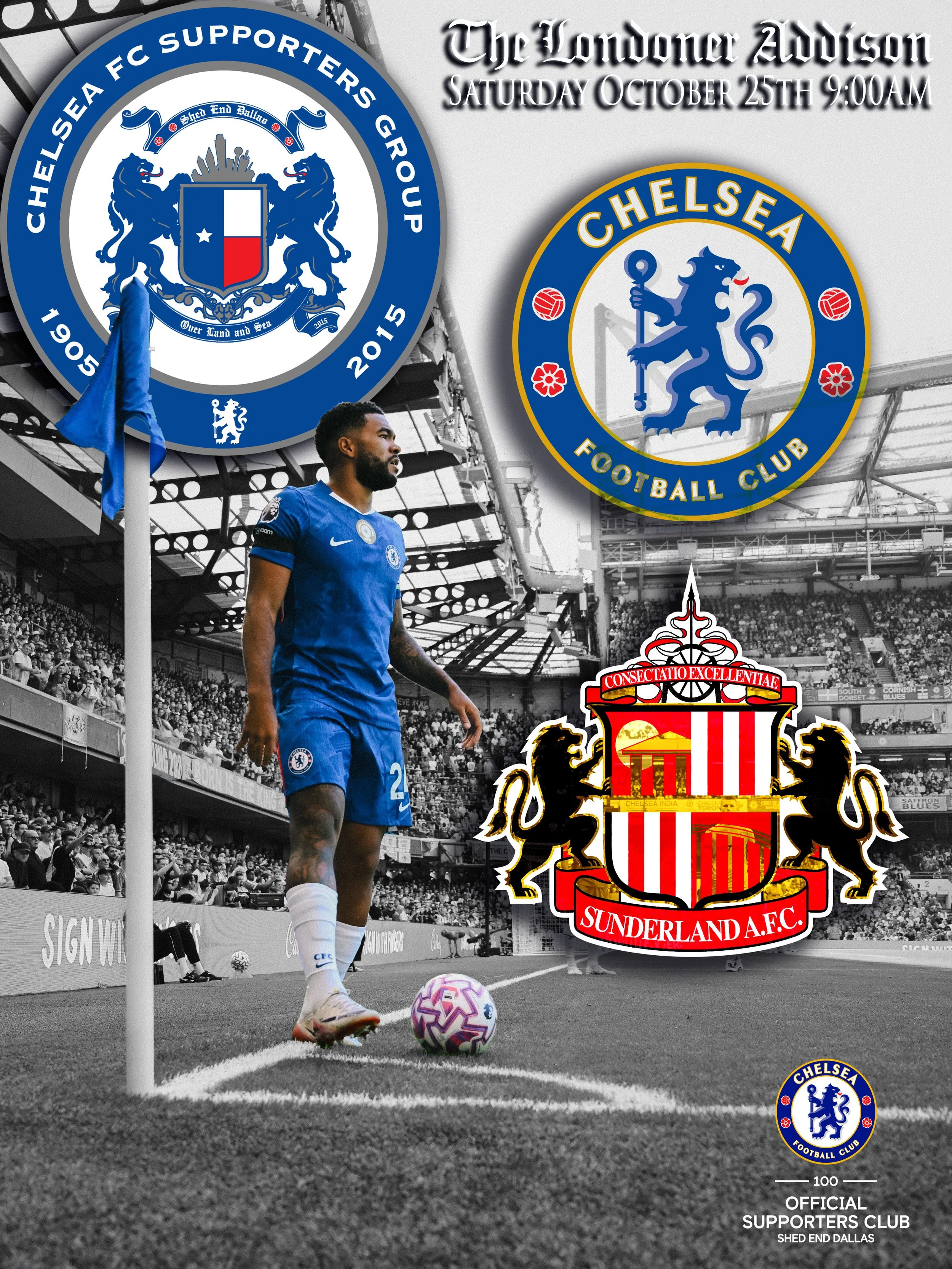 Chelsea FC vs Sunderland AFC - Match Day #9 