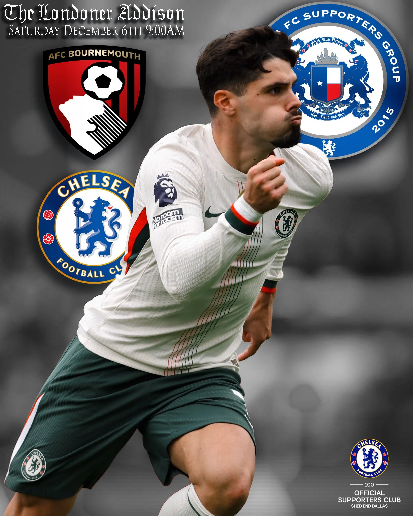 AFC Bournemouth vs Chelsea FC - Match Day #15