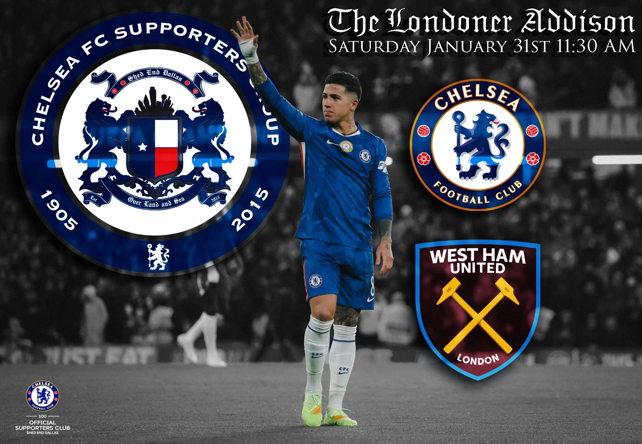 Chelsea FC vs West Ham United FC - Match Day #24