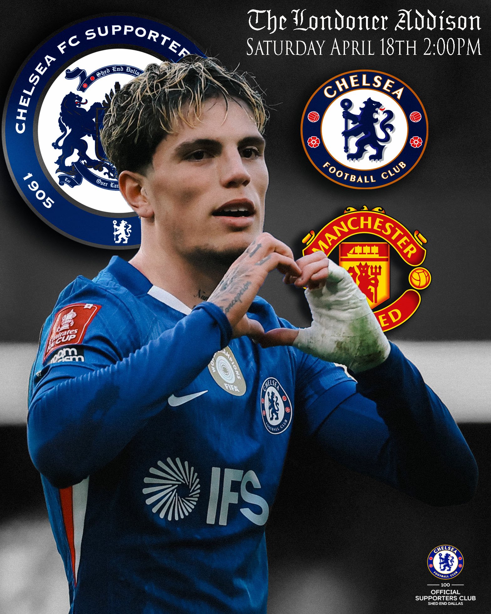 Chelsea FC vs Manchester United FC - Match Day #33