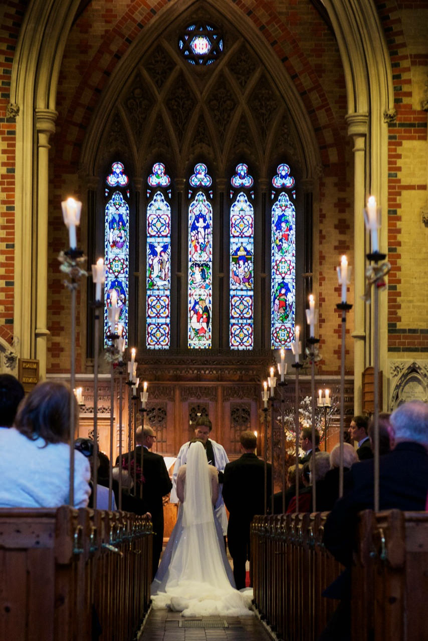 RDCE getting married to the new Mrs E. Yes, the horn player he met across an orchestra at the Royal Albert Hall in 2011...