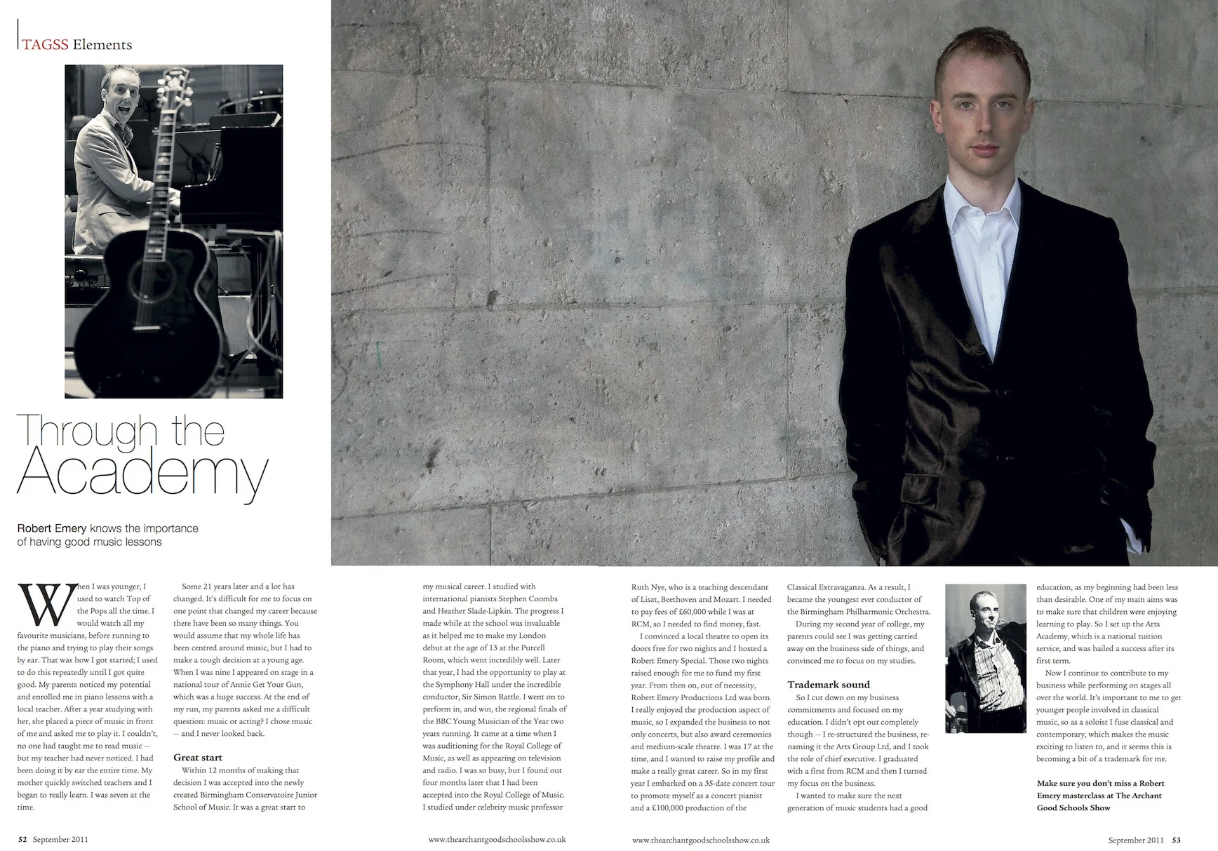 Robert Emery article on music lessons