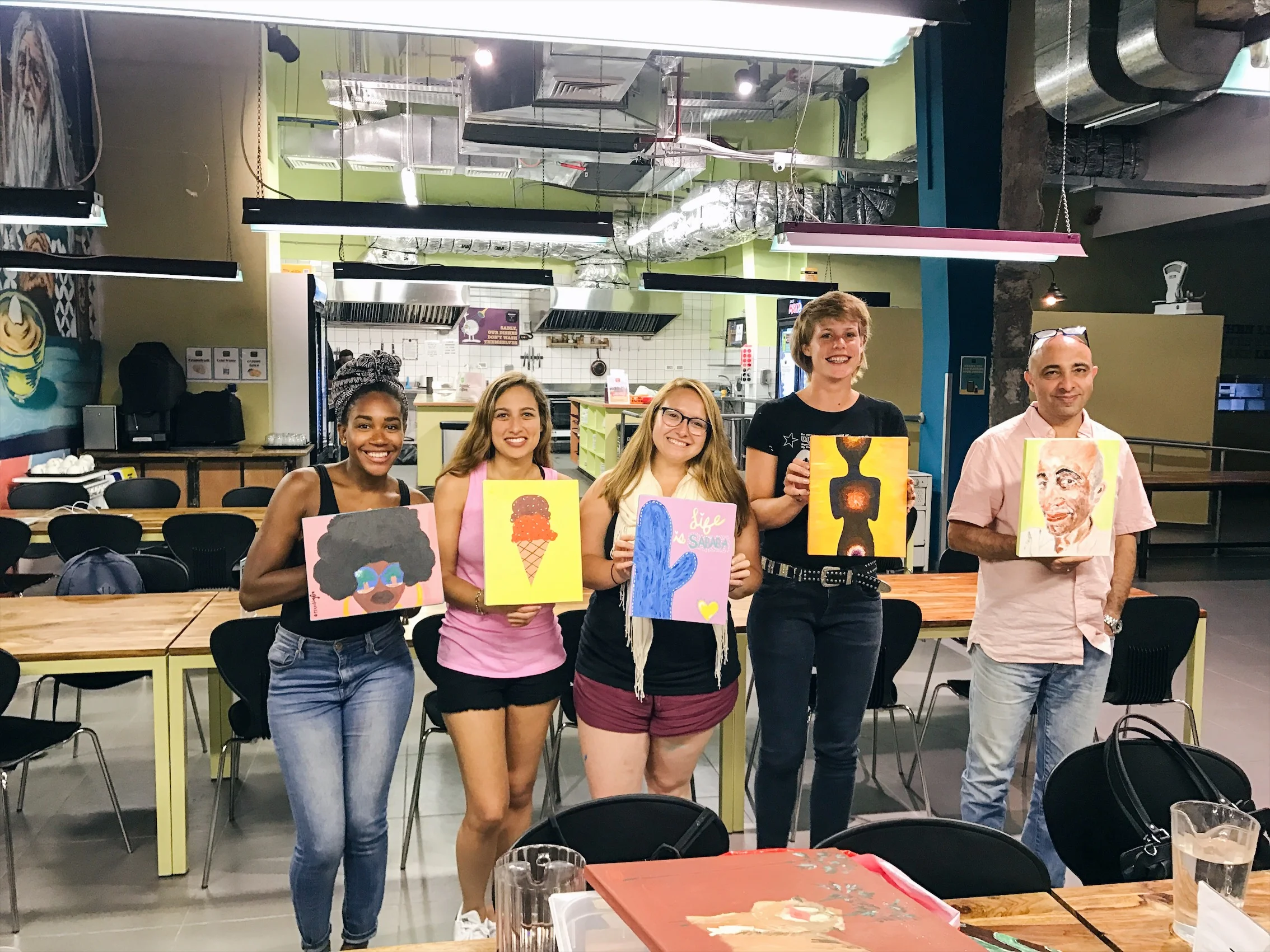Drink and Draw night at Abraham Hostel - Tel Aviv 
