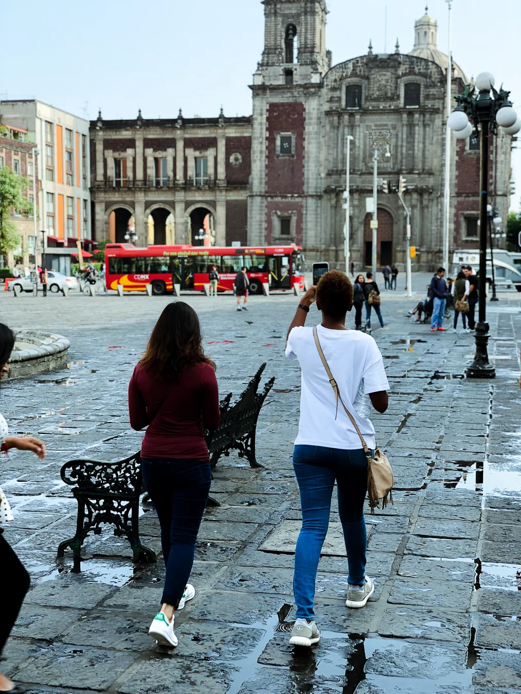 Walking around and meeting new people in Mexico City