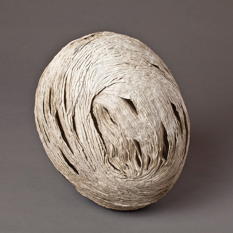 Lunaovum 2010 clay, kiln- and pit-fired 12”h. x 10” x 12”