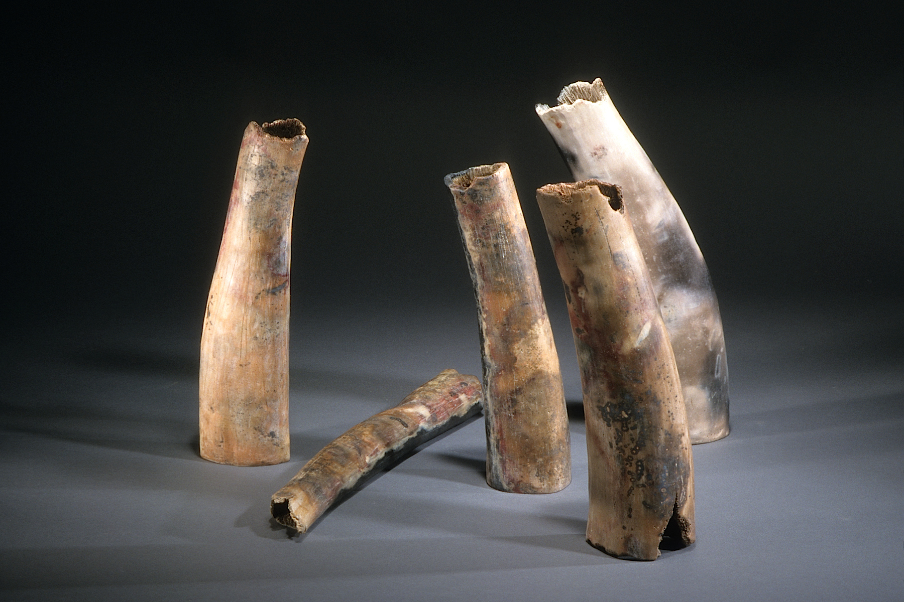    Standing Vigil , &nbsp; 1999    clay, kiln- and pit-fired    variable, tallest 18” h.&nbsp;     